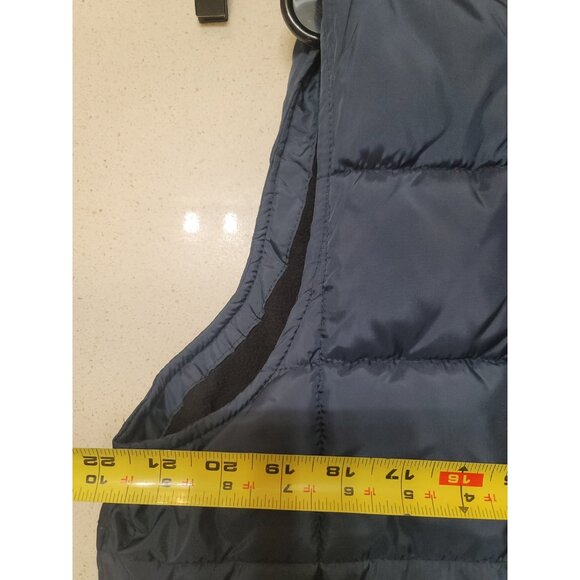 J Crew Authentic Outerwear Puffer Vest Blue Men's Medium - Picture 6 of 6